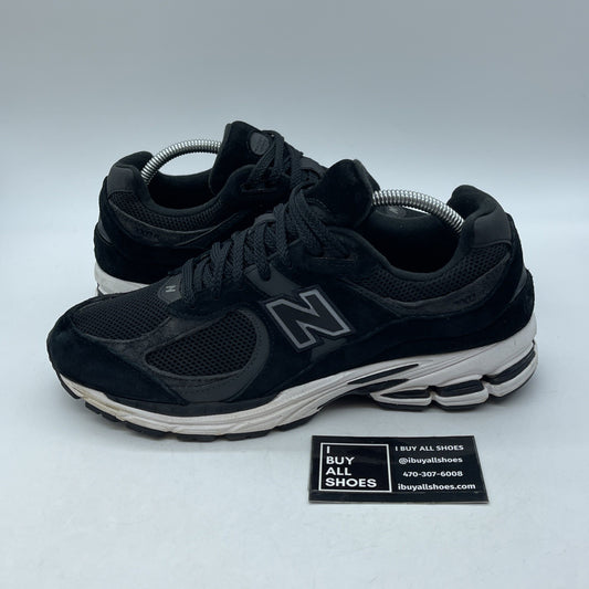 Size 8.5 - New Balance 2002R Black Gunmetal Grey Suede Leather (M2002RBK)
