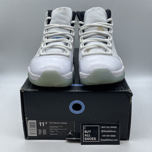 Size 11.5 - Air Jordan 11 Retro High Legend Blue (378037-117)