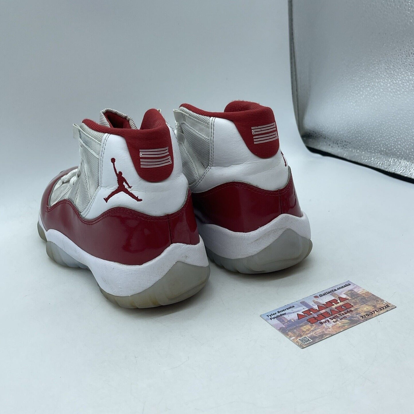 Size 9 - Jordan 11 Retro High Cherry Red White Leather Suede (CT8012-116)