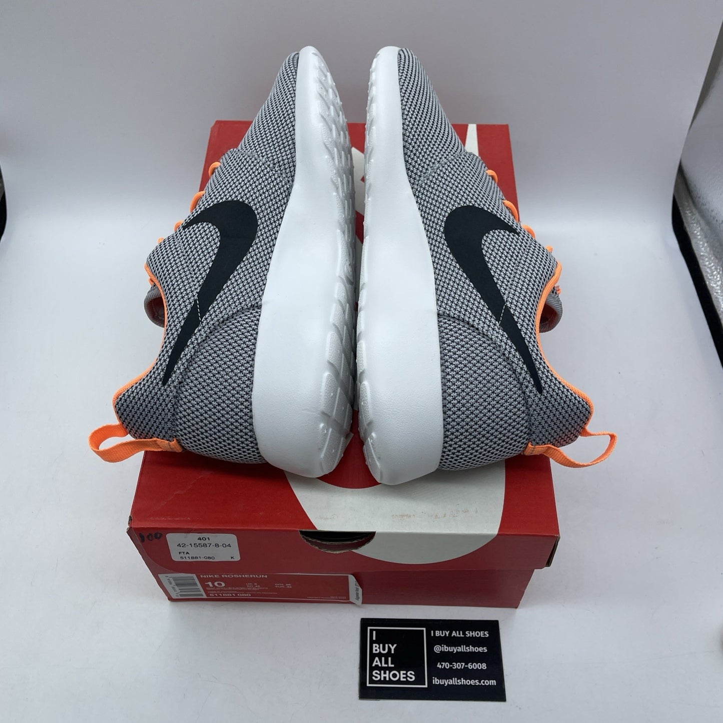 Size 10 - Nike Roshe One Gray Black Suede Leather (511881-080)