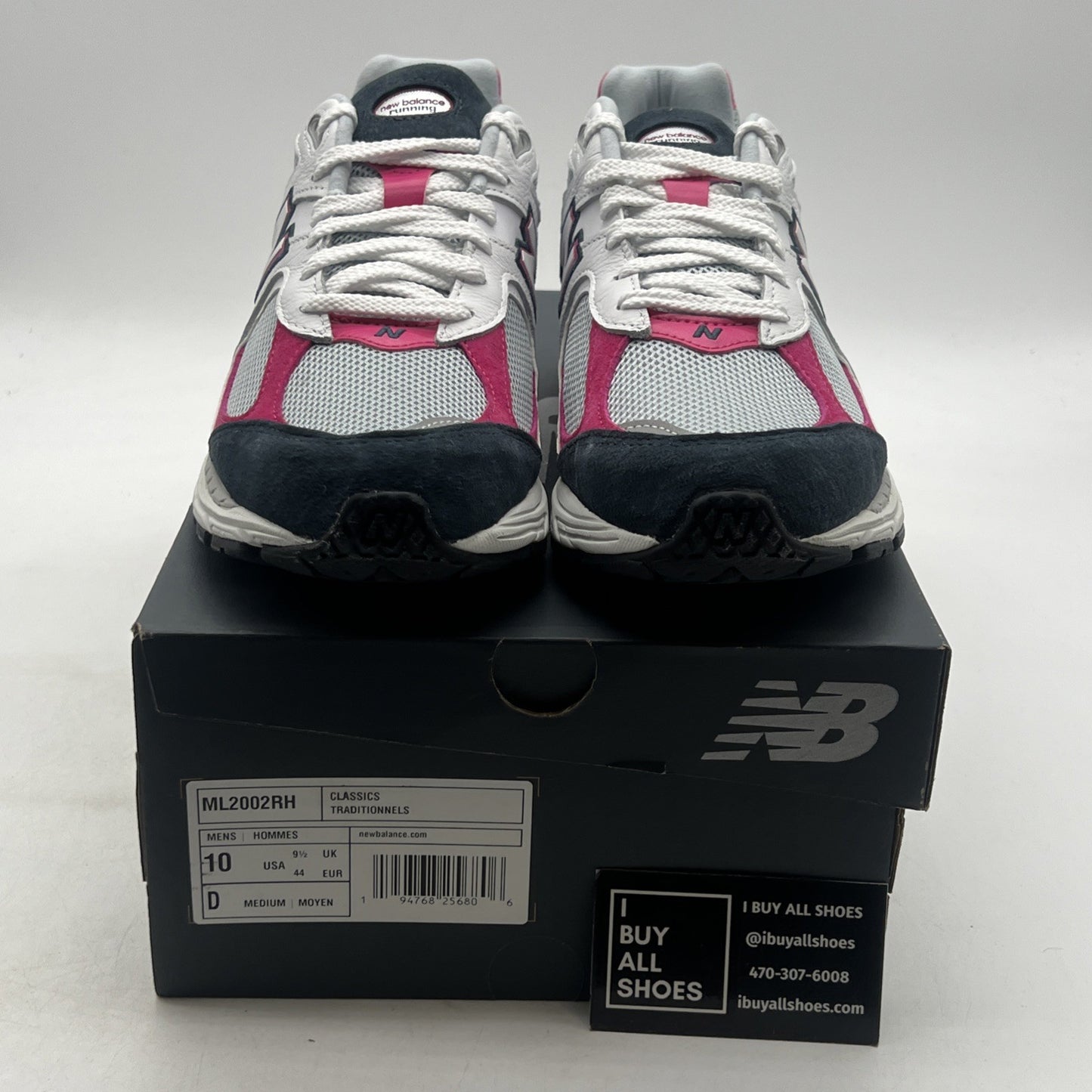 Size 10 - New Balance 2002 Petrol Exuberant Pink (ML2002RH)