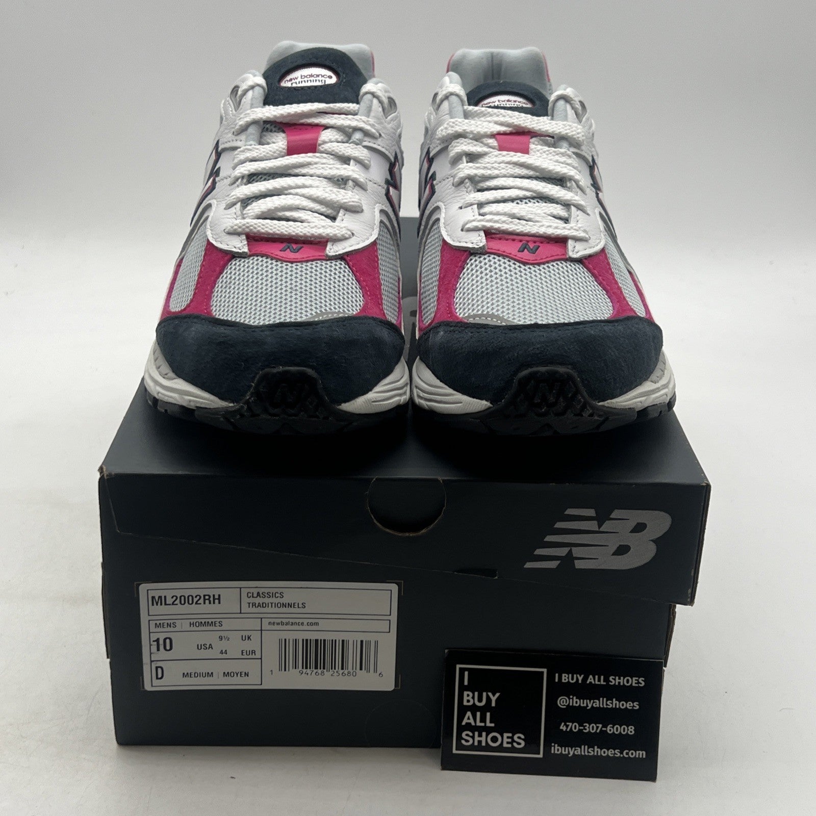 Size 10 - New Balance 2002 Petrol Exuberant Pink (ML2002RH)