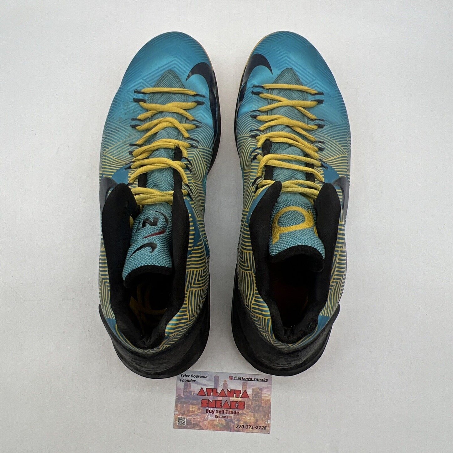 Size 13 - Nike KD 5 N7 - Yellow Blue Black (599294-447)