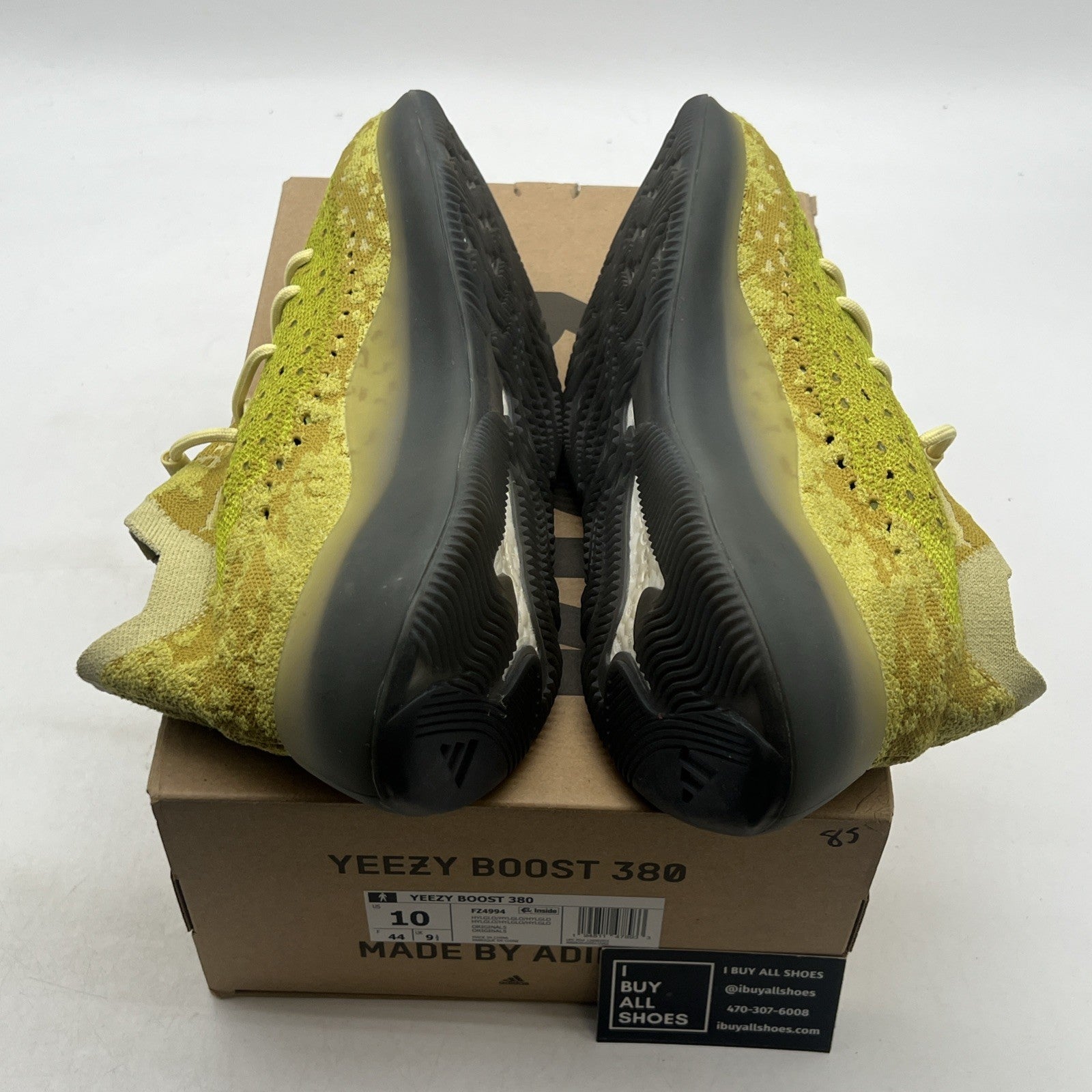 Size 10 - adidas Yeezy Boost 380 Hylte Glow (FZ4994)