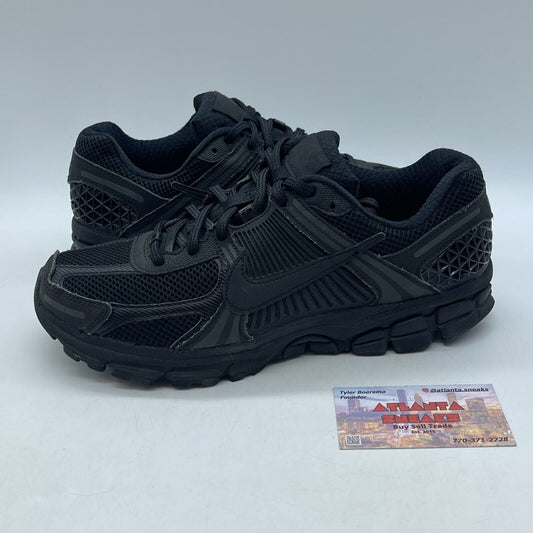 Size 8.5 - Nike Air Zoom Vomero 5 Triple Black Suede Leather (BV1358-003)