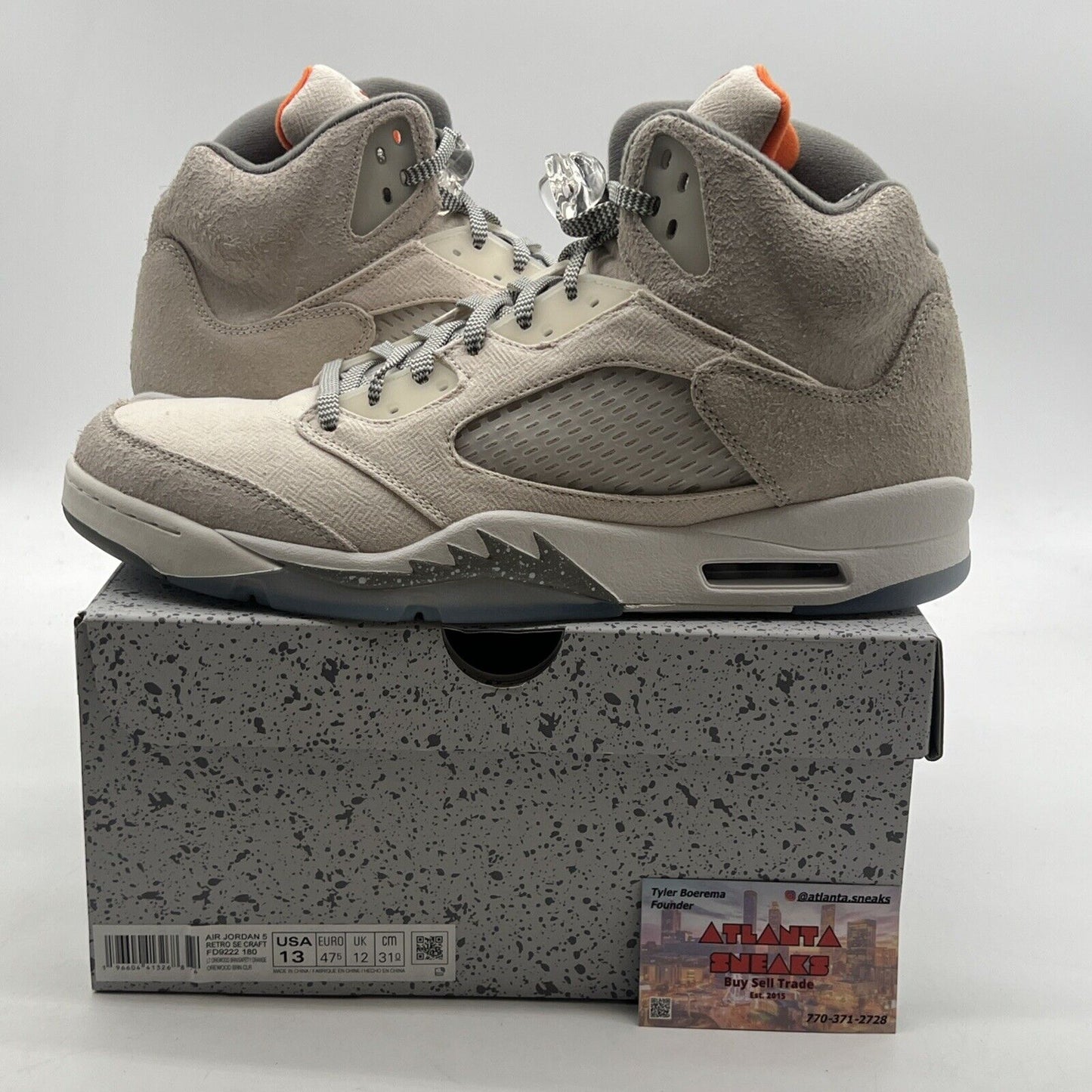 Size 13 - Air Jordan 5 Retro SE Craft Light Orewood Brown (FD9222-180)