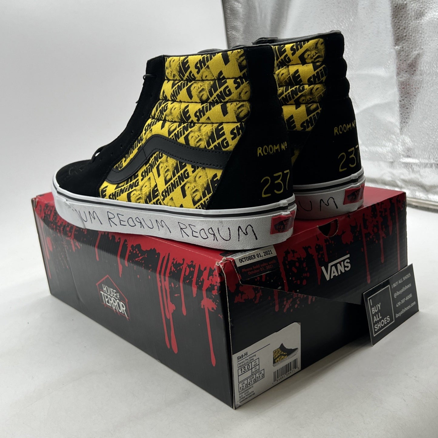 Size 13 - Vans Sk8-Hi House of Terror The Shining (VN0A4U3CZPN)