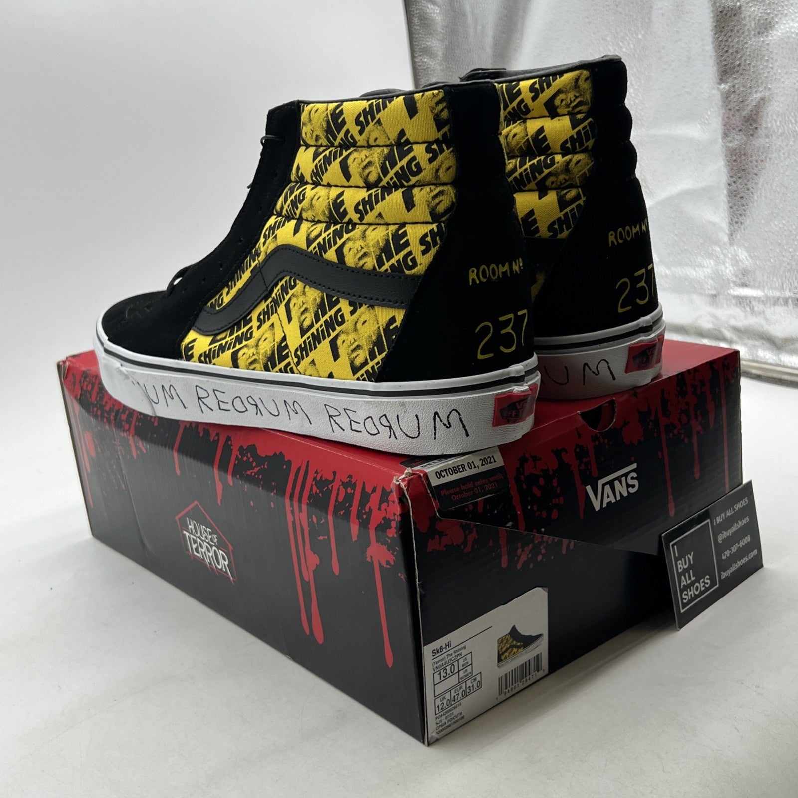 Size 13 - Vans Sk8-Hi House of Terror The Shining (VN0A4U3CZPN)