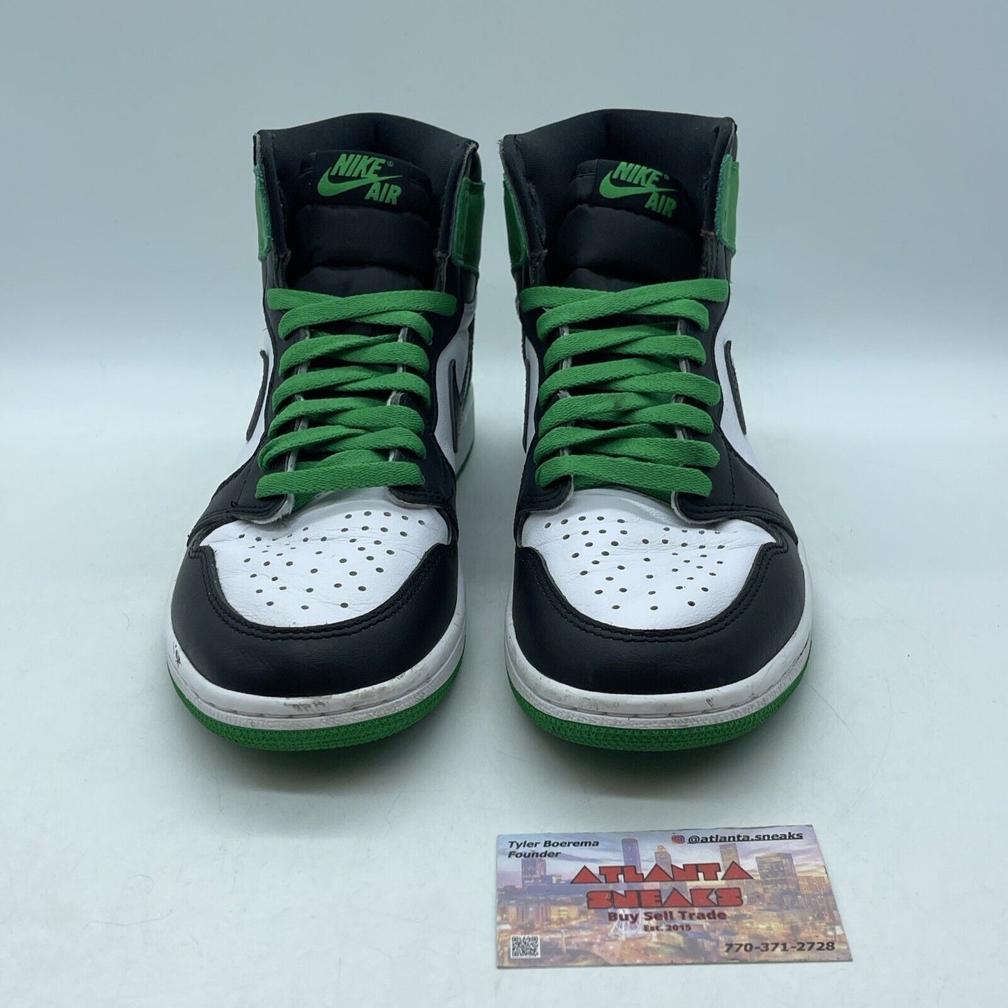 Size 6.5 - Air Jordan 1 Retro OG High Lucky Green White Black (DZ5485-031)