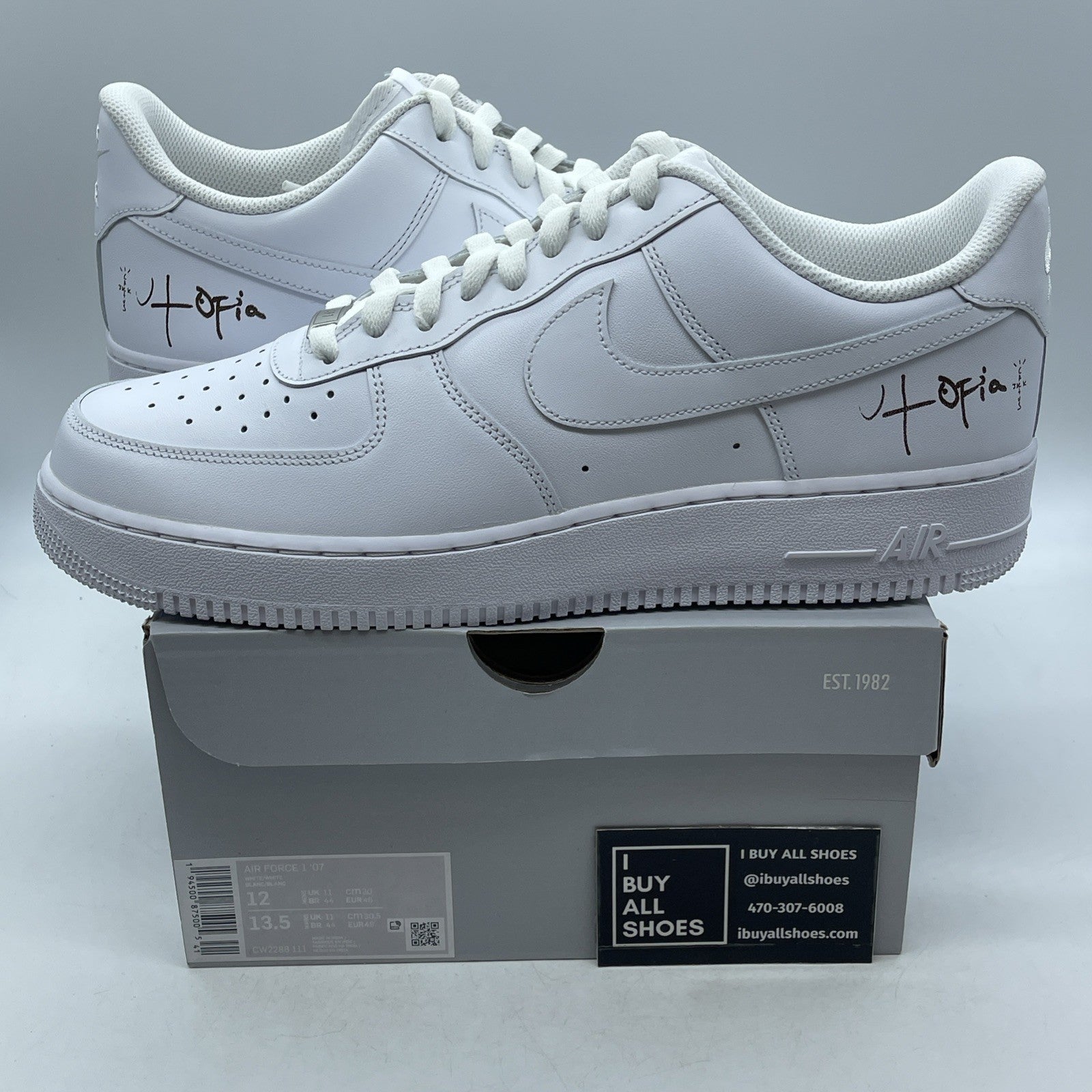 Size 12 - Nike Air Force 1 '07 Low Triple White (CW2288-111)