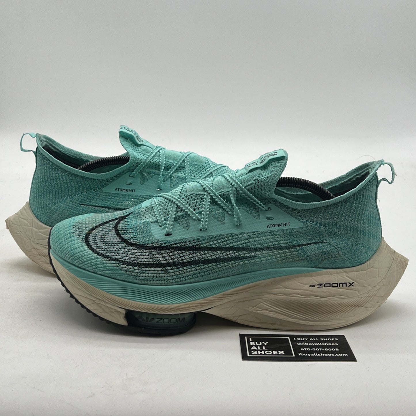 Size 11.5 - Nike Air Zoom Alphafly Next% Hyper Turquoise (CI9925-300)