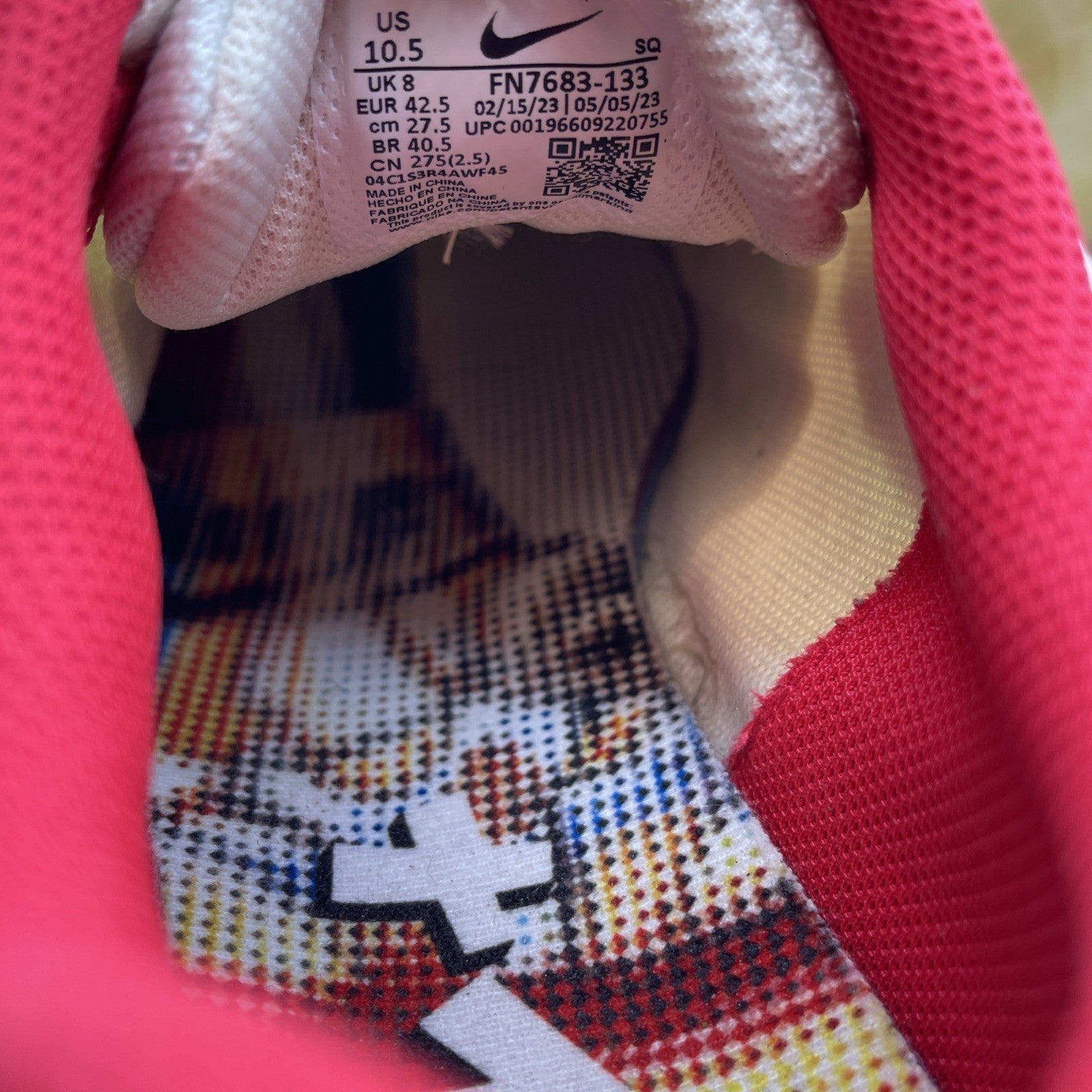 Size 10.5W - Nike Air Max 1 Soft Vinyl Pink Silver Leather (FN7683-133)