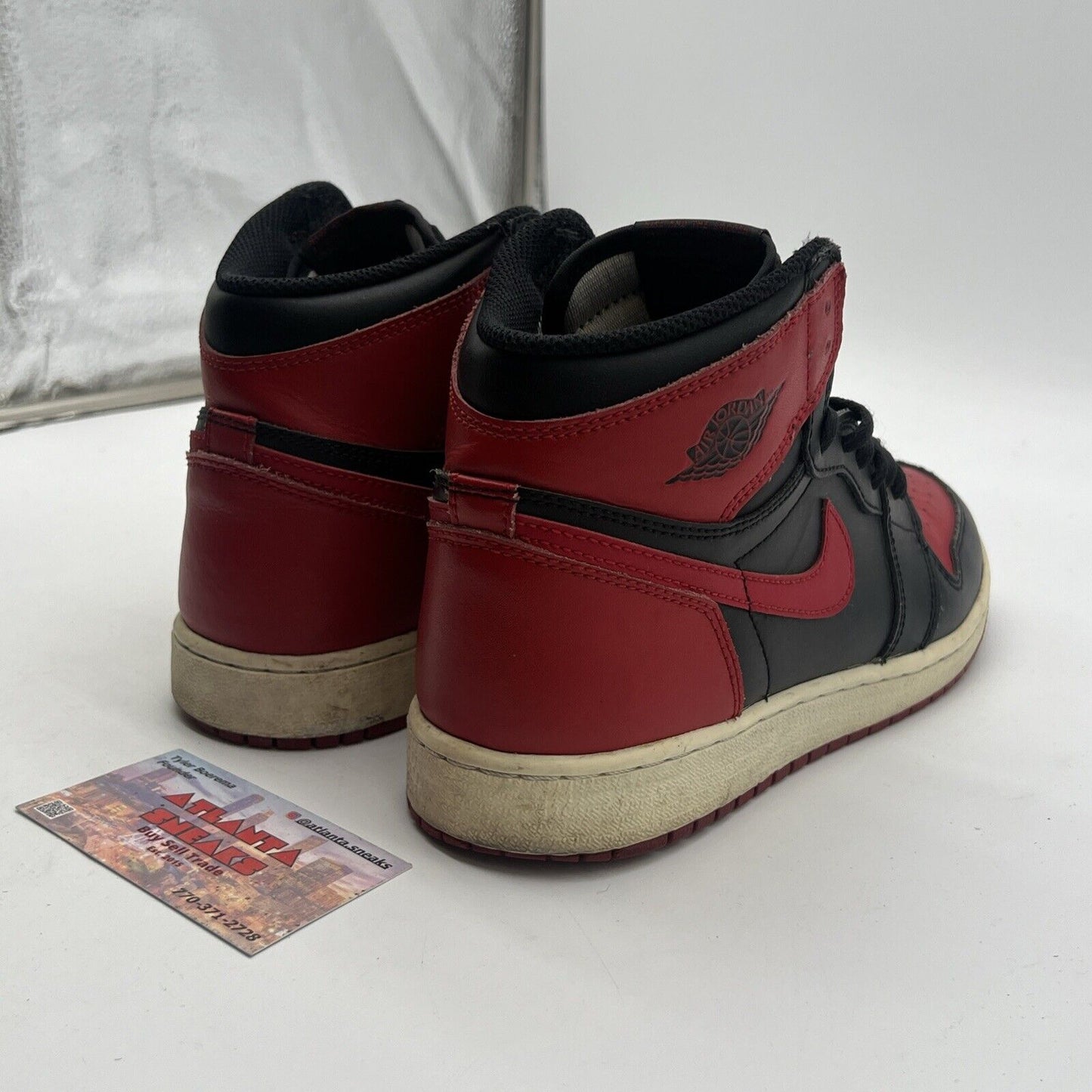 Size 7 - Air Jordan 1 Retro OG High Banned Bred (575441-001)