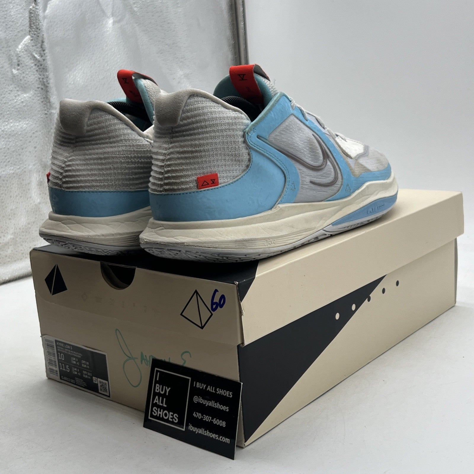 Size 10 - Nike Kyrie 5 Low Football Grey (DJ6012-003)