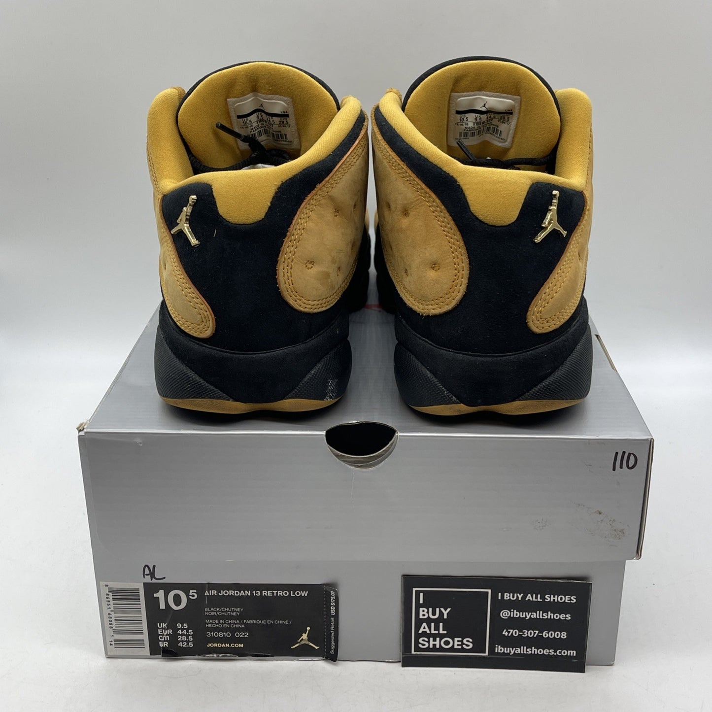 Size 10.5 - Air Jordan 13 Retro 2017 Low Chutney (310810-022)