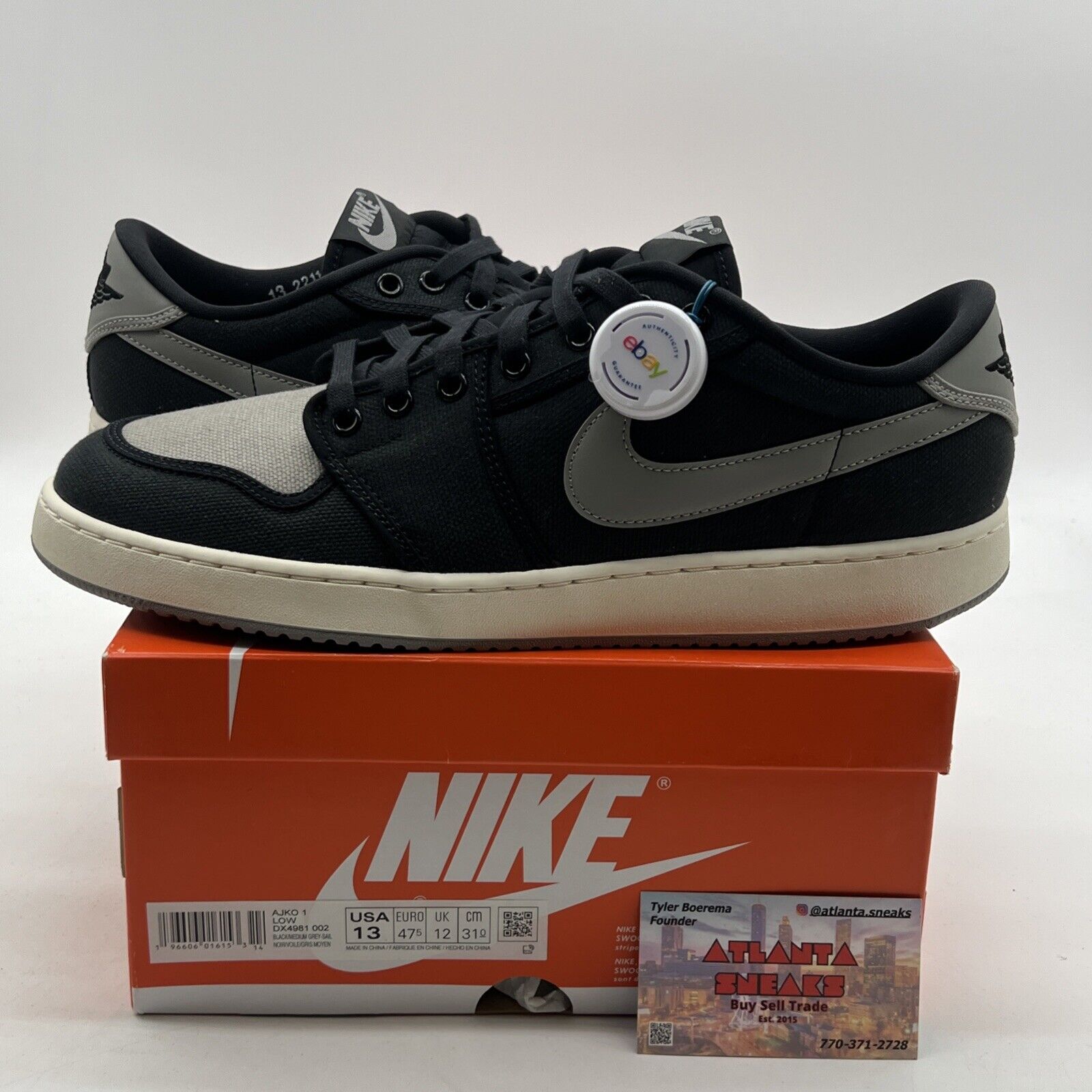 Size 13 - Air Jordan 1 KO Low Shadow (DX4981-002)