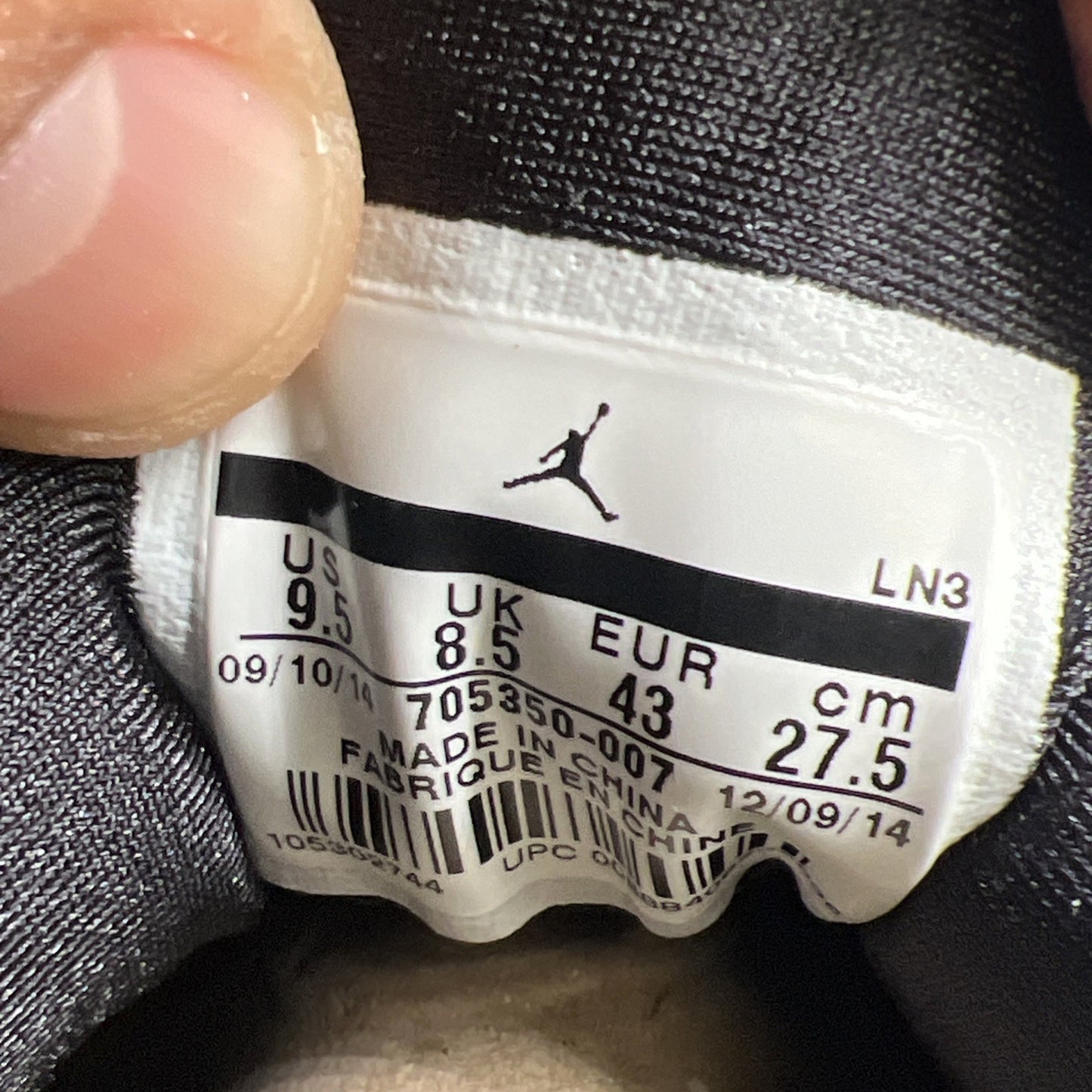 Size 9.5 - Air Jordan 7 Retro 30th Barcelona Nights (705350-007)