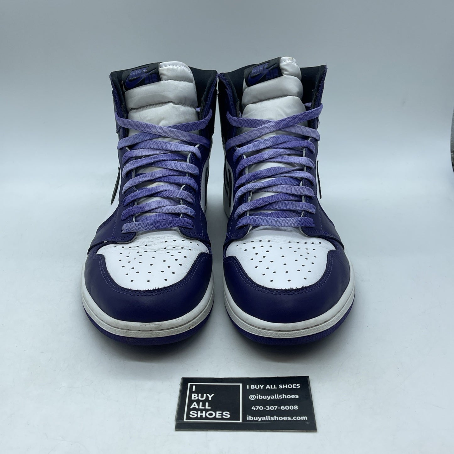 Size 12 - Air Jordan 1 Retro OG High Court Purple 2.0  (555088-500)