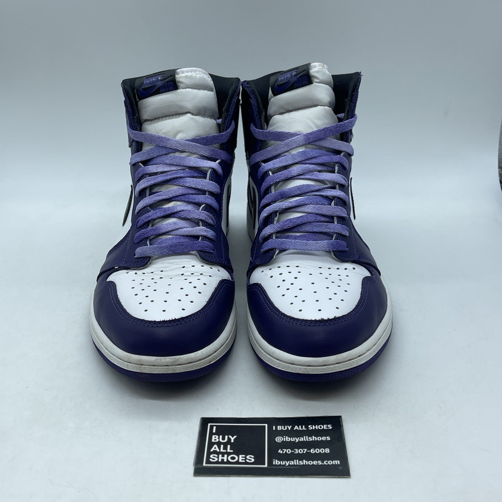Size 12 - Air Jordan 1 Retro OG High Court Purple 2.0  (555088-500)
