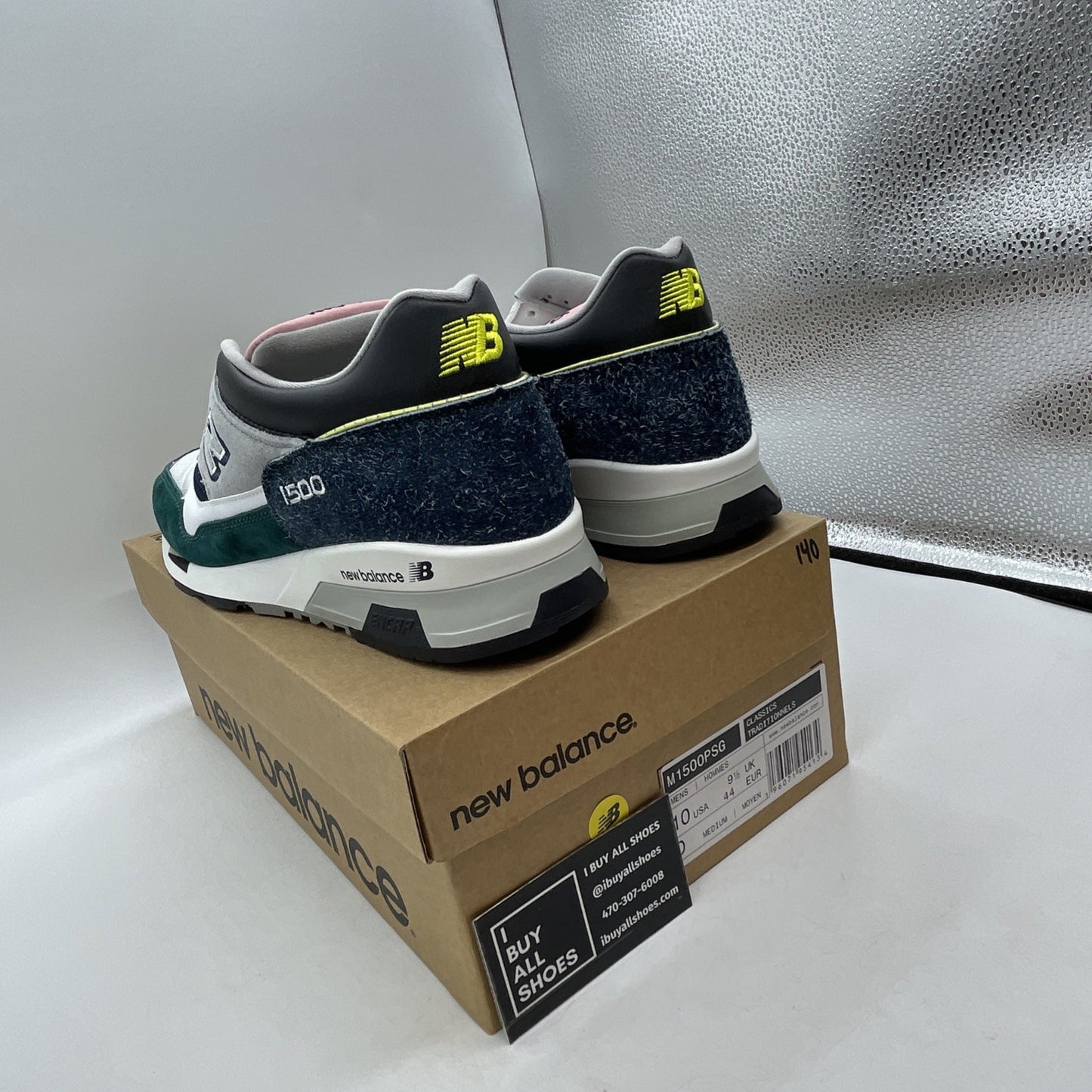 Size 10 - New Balance 1500 Made In England Pacific Majolica Blue (M1500PSG)