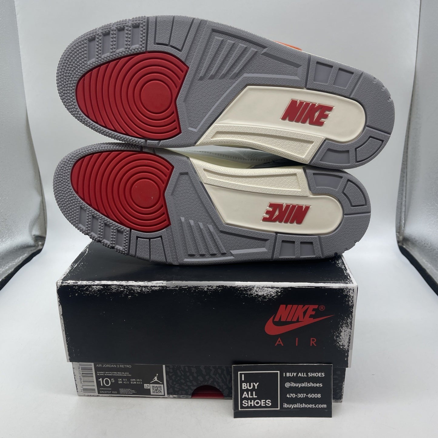 Size 10.5 - Air Jordan 3 Retro Mid White Cement Reimagined (DN3707-100)