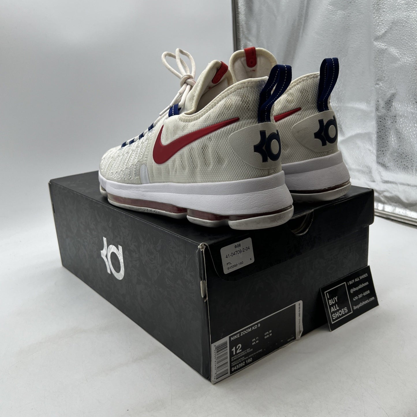 Size 12 - Nike KD 9 USA - (843392-160)