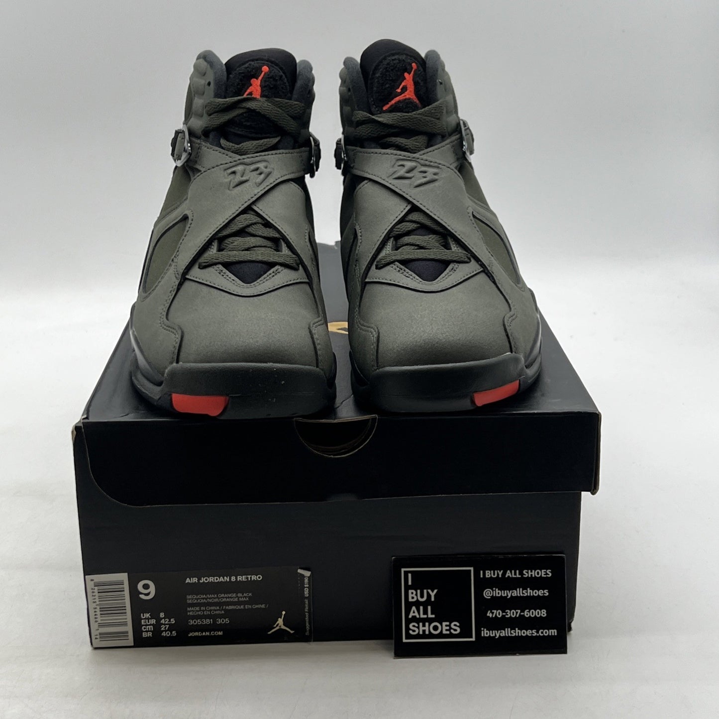 Size 9 - Air Jordan 8 Retro Take Flight (305381-305)