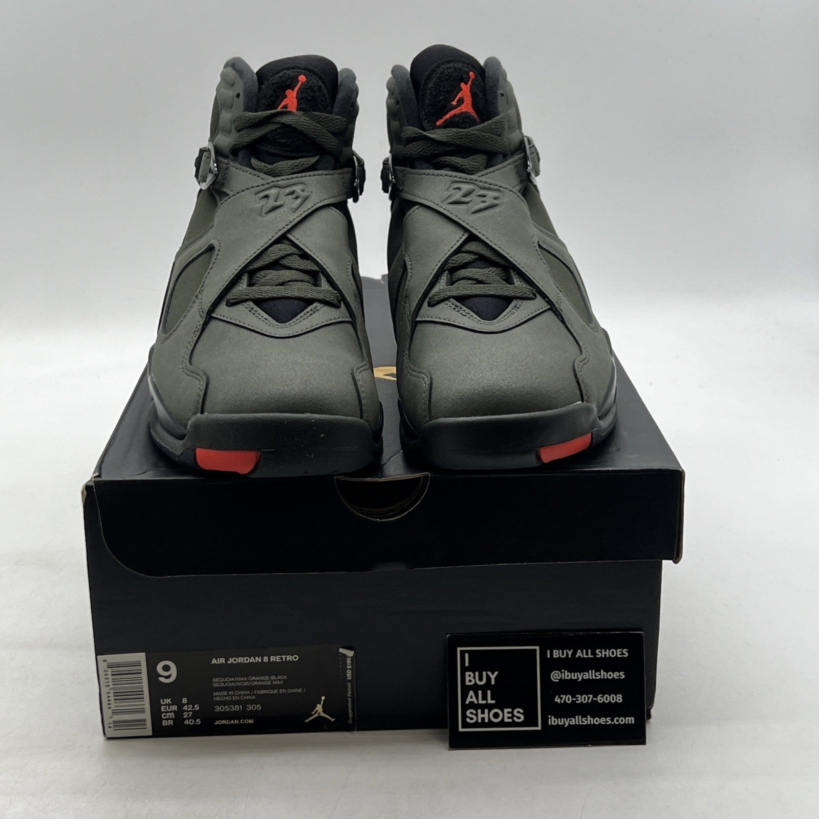 Size 9 - Air Jordan 8 Retro Take Flight (305381-305)