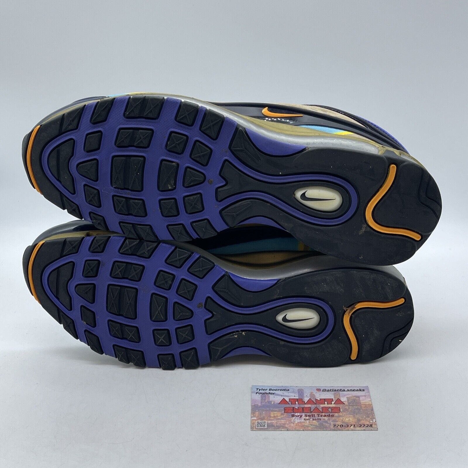 Size 11.5 - Nike Air Max Deluxe Midnight Navy Purple Suede Leather (AJ7831-400)