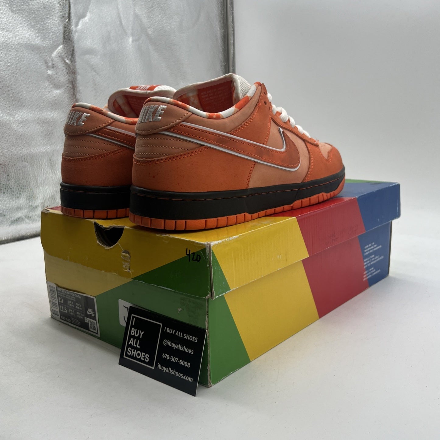 Size 10 - Nike Dunk Low SB x Concepts Orange Lobster (FD8776-800)