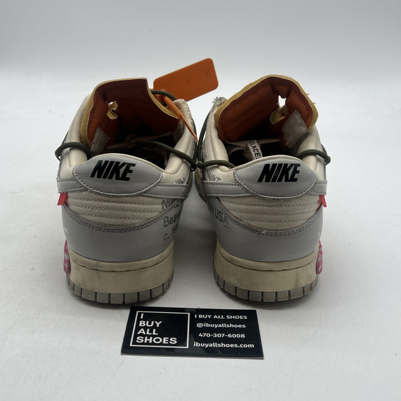 Size 11.5 - Nike Off-White x Dunk Low Lot 22 of 50 (DM1602-124)