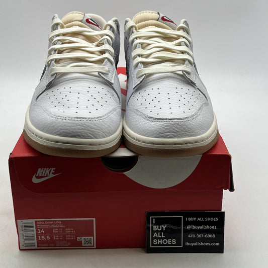 Size 14 - Nike Dunk Low Washed Denim (FN6881-100)