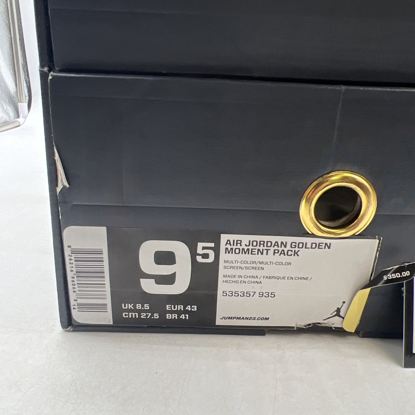 Size 9.5 - Air Jordan 7/6 Retro Golden Moments Pack (535357-935)