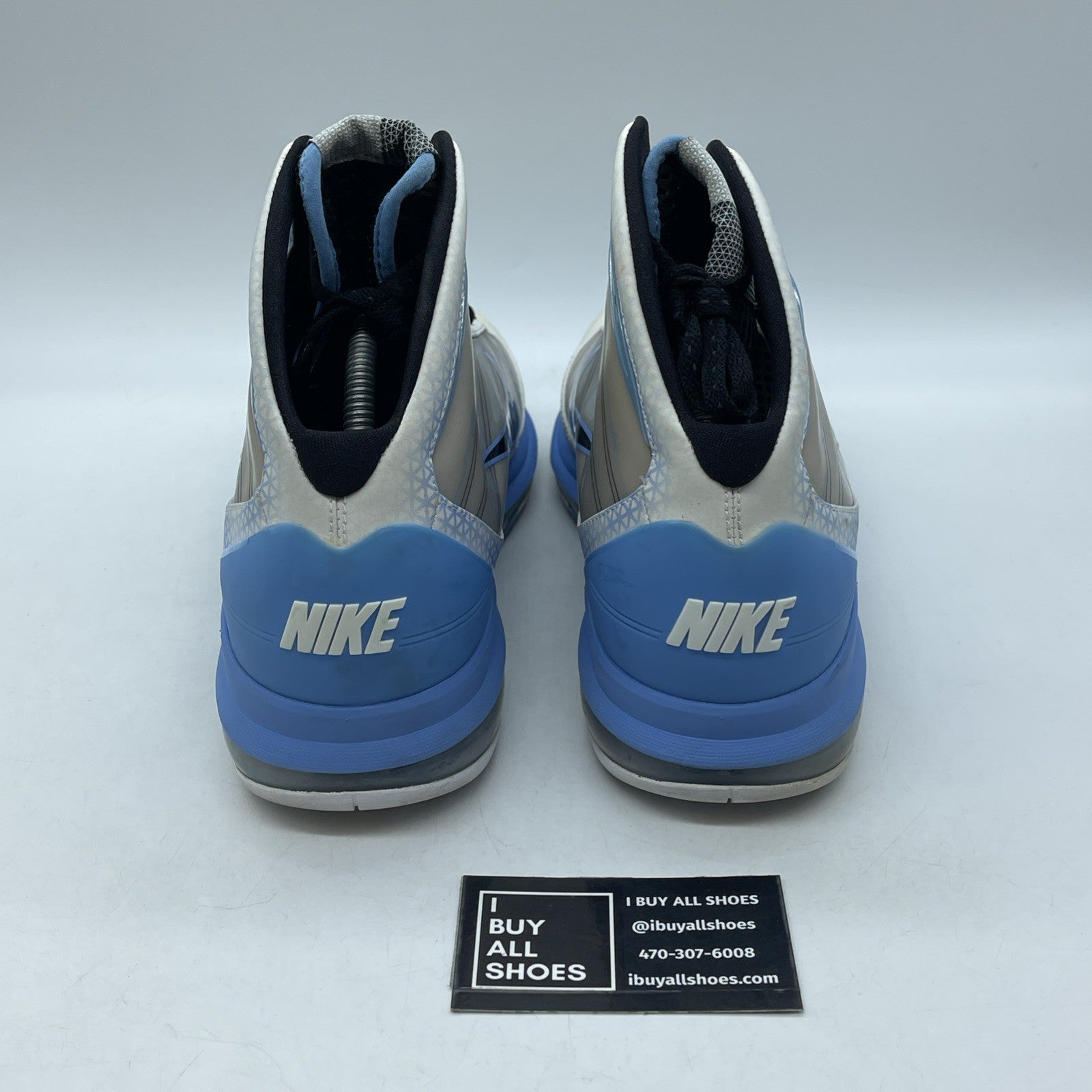 Size 11 - Nike Air Max Hyperize Pop White Blue Black Leather (395722-100)