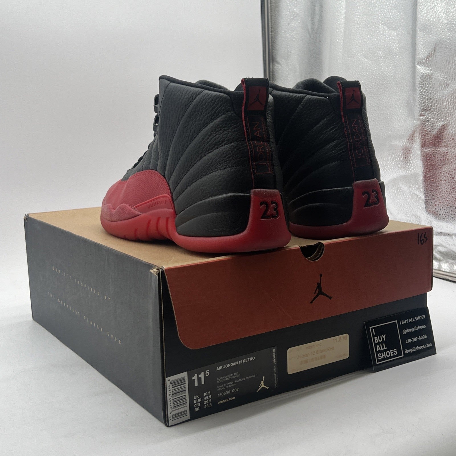 Size 11.5 - Air Jordan 12 Retro Mid Flu Game (130690-002)