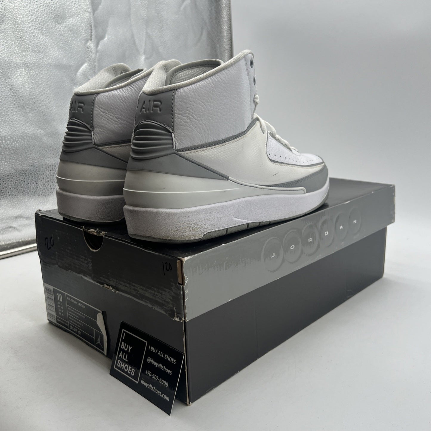 Size 10 - Air Jordan 2 Retro 25th Anniversary (385475-101)