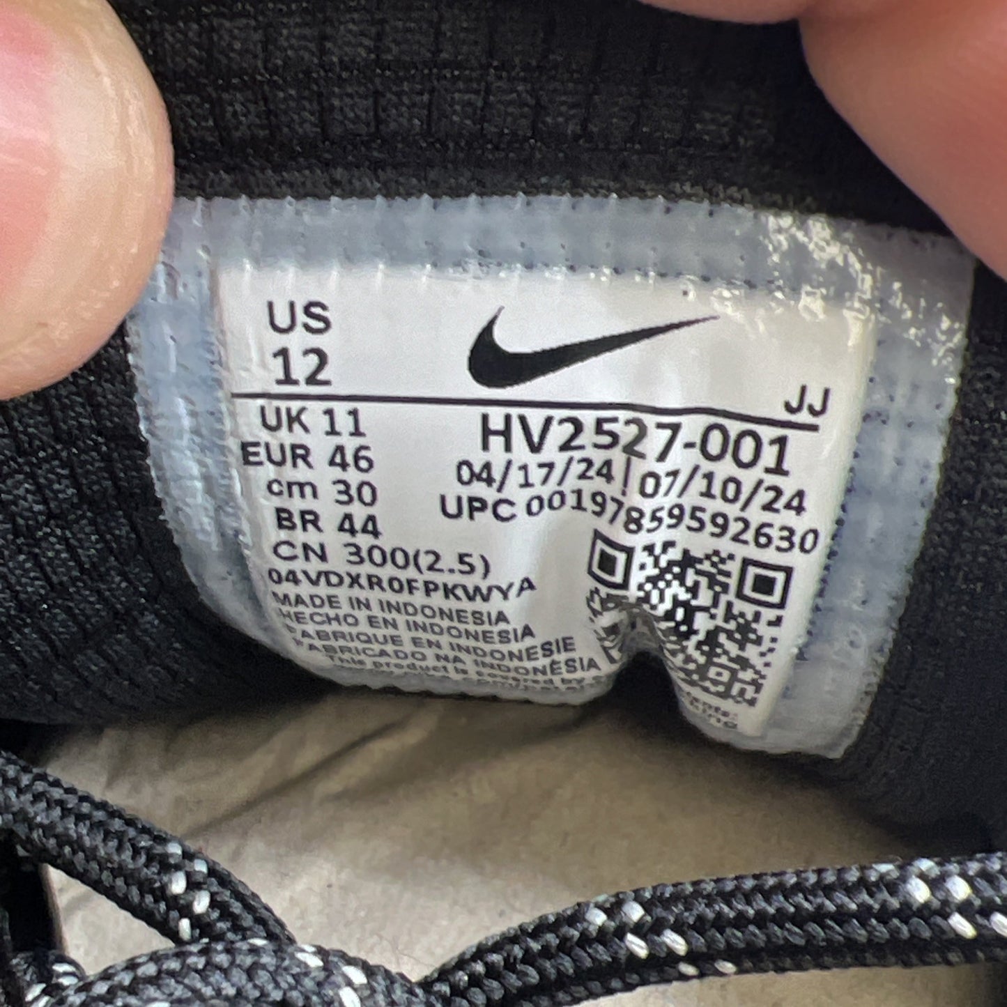 Size 12 - Nike Air Zoom Vomero 5 Black Sequoia (HV2527-001)