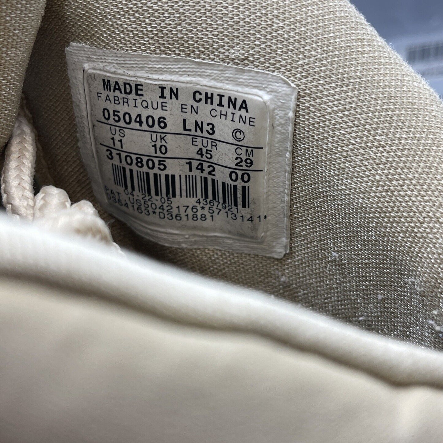 Size 11 - Air Jordan 10 Retro 2005 Linen Brown Suede White Leather (310805-142)