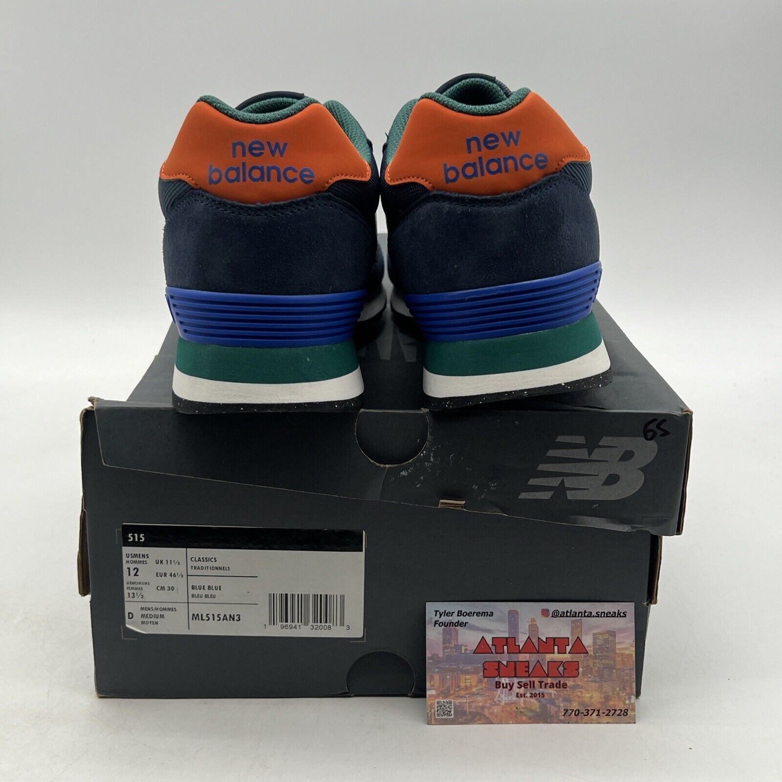 Size 12 - New Balance Classics Traditionnels Blue (ML515AN3)