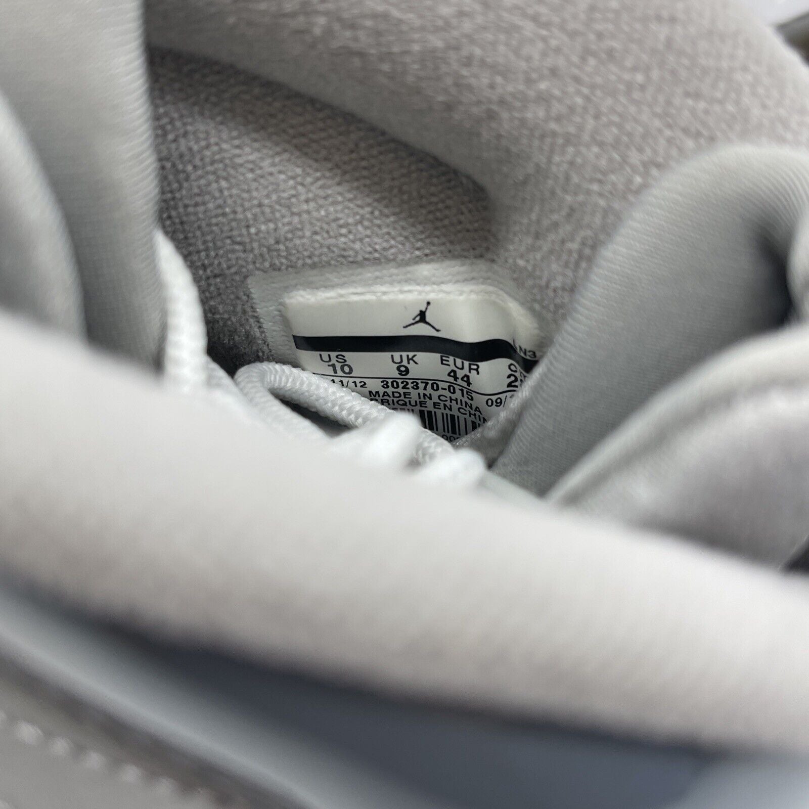 Size 10 - Air Jordan 9 Retro 2012 Cool Grey White Leather (314996-330)