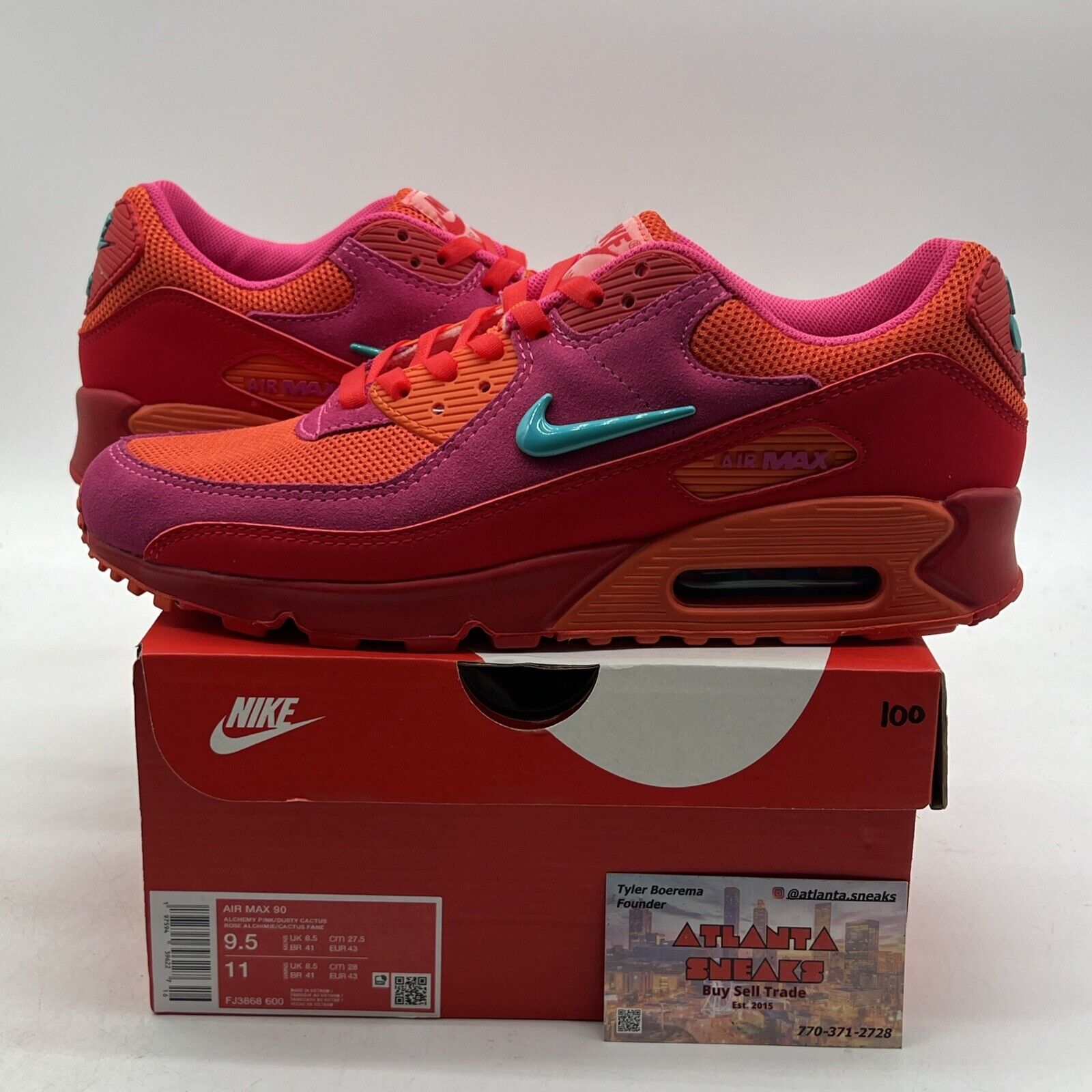 Size 9.5  - Nike Air Max 90 Alchemy Pink (FJ3868-600)