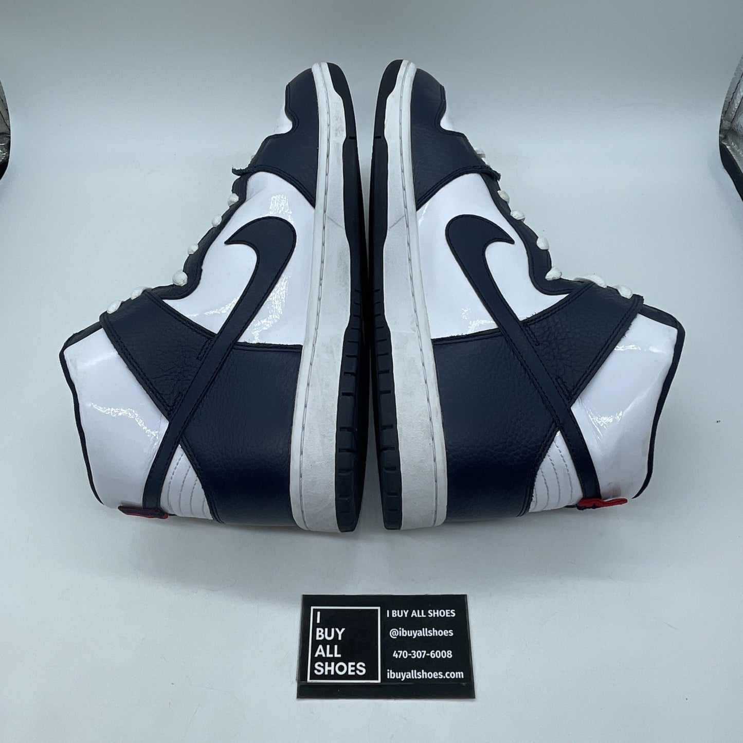 Size 14 - Nike SB Dunk Pro High Dream Team Blue White Leather (854851-441)