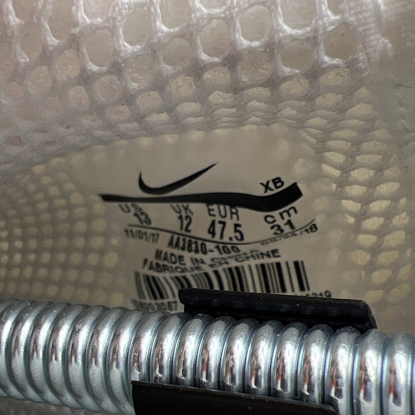 Size 13 - Nike Air Presto x Off-White White 2018 (AA3830-100)