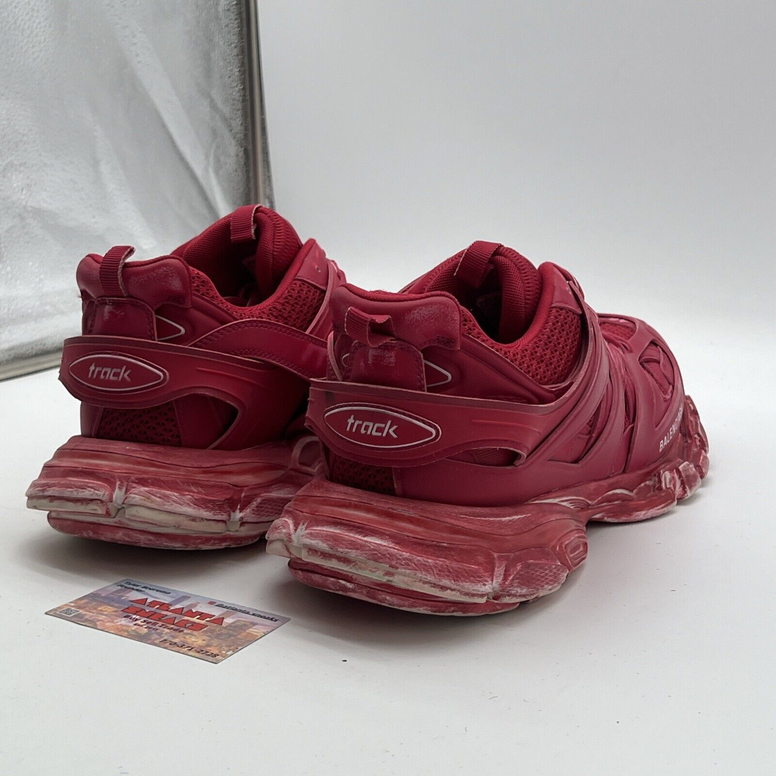 Size 13 - Balenciaga Track Faded Burgundy