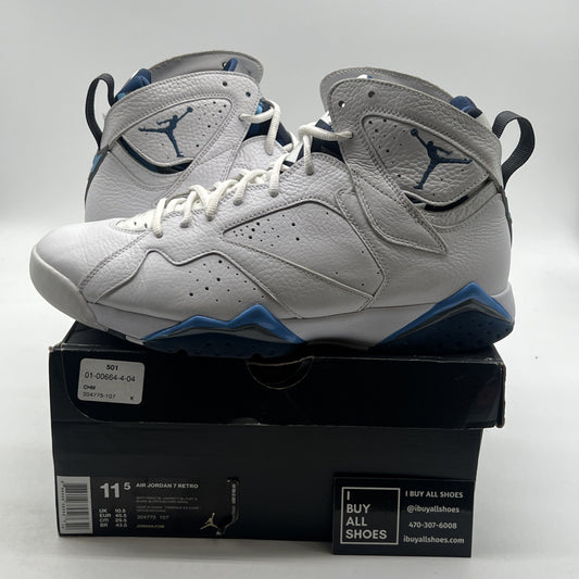 Size 11.5 - Air Jordan 7 Retro 2015 French Blue (304775-107)