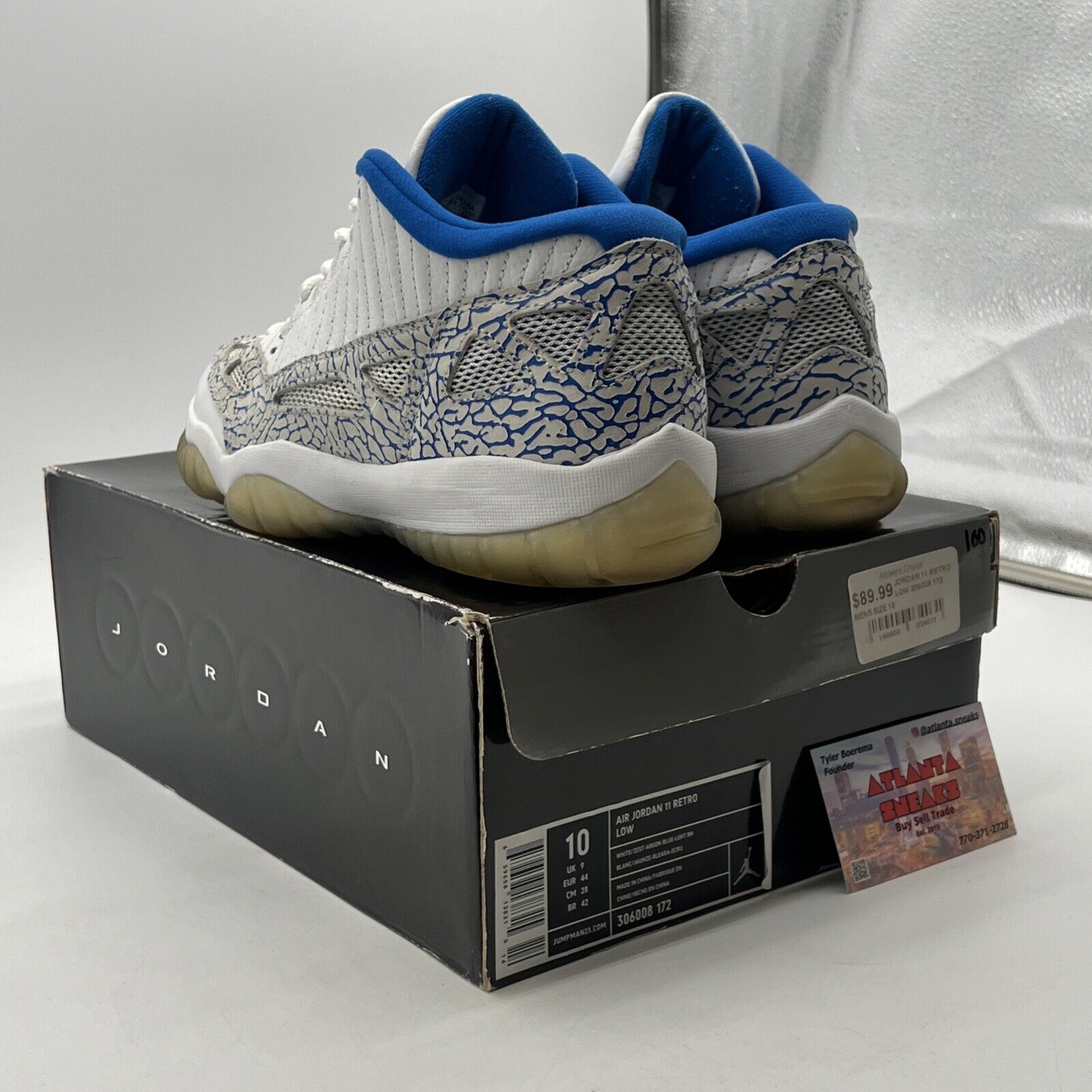 Size 10 - Air Jordan 11 Retro Low IE (306008-172)