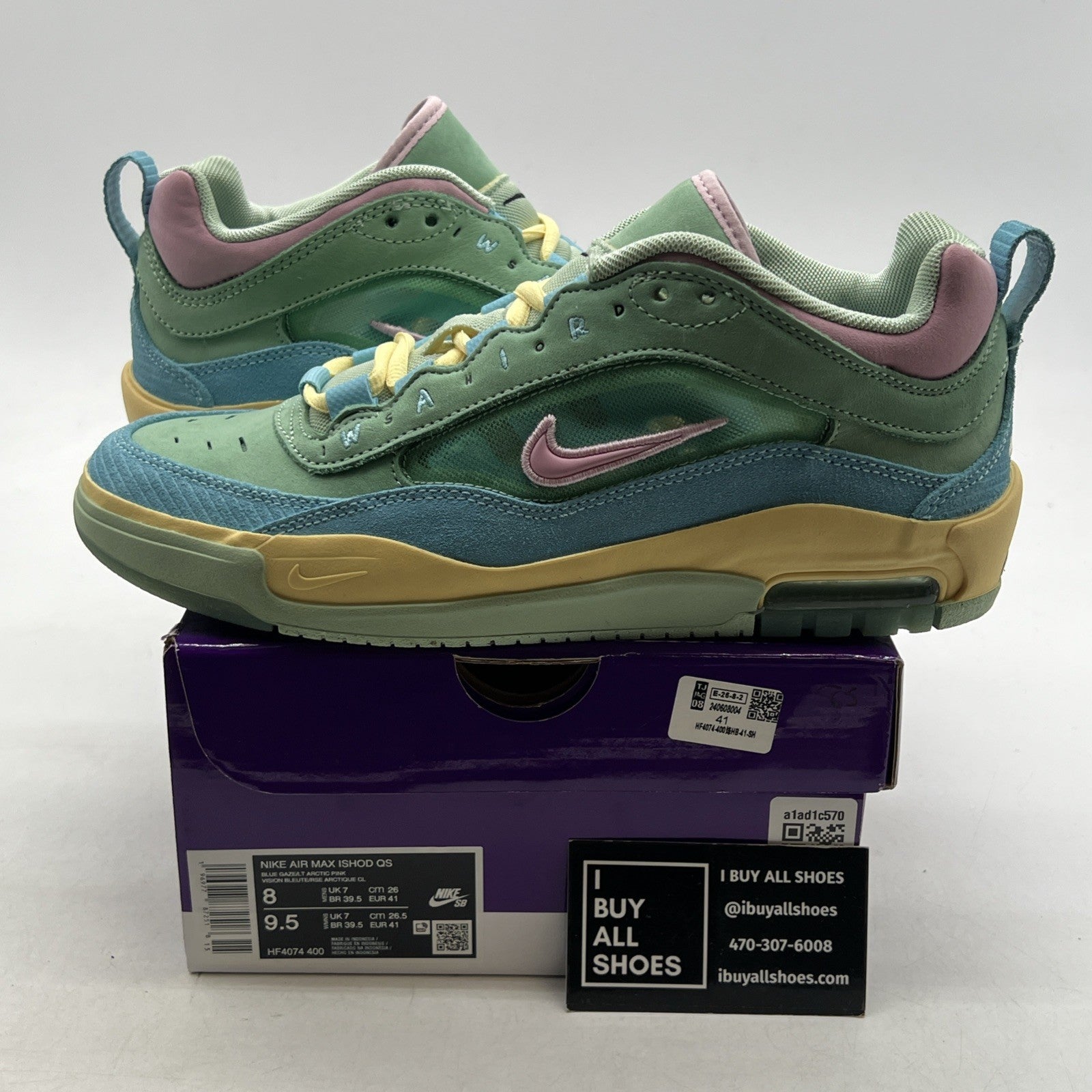 Size 8 - Nike Verdy x Air Max Ishod Wair SB Visty (HF4074-400)