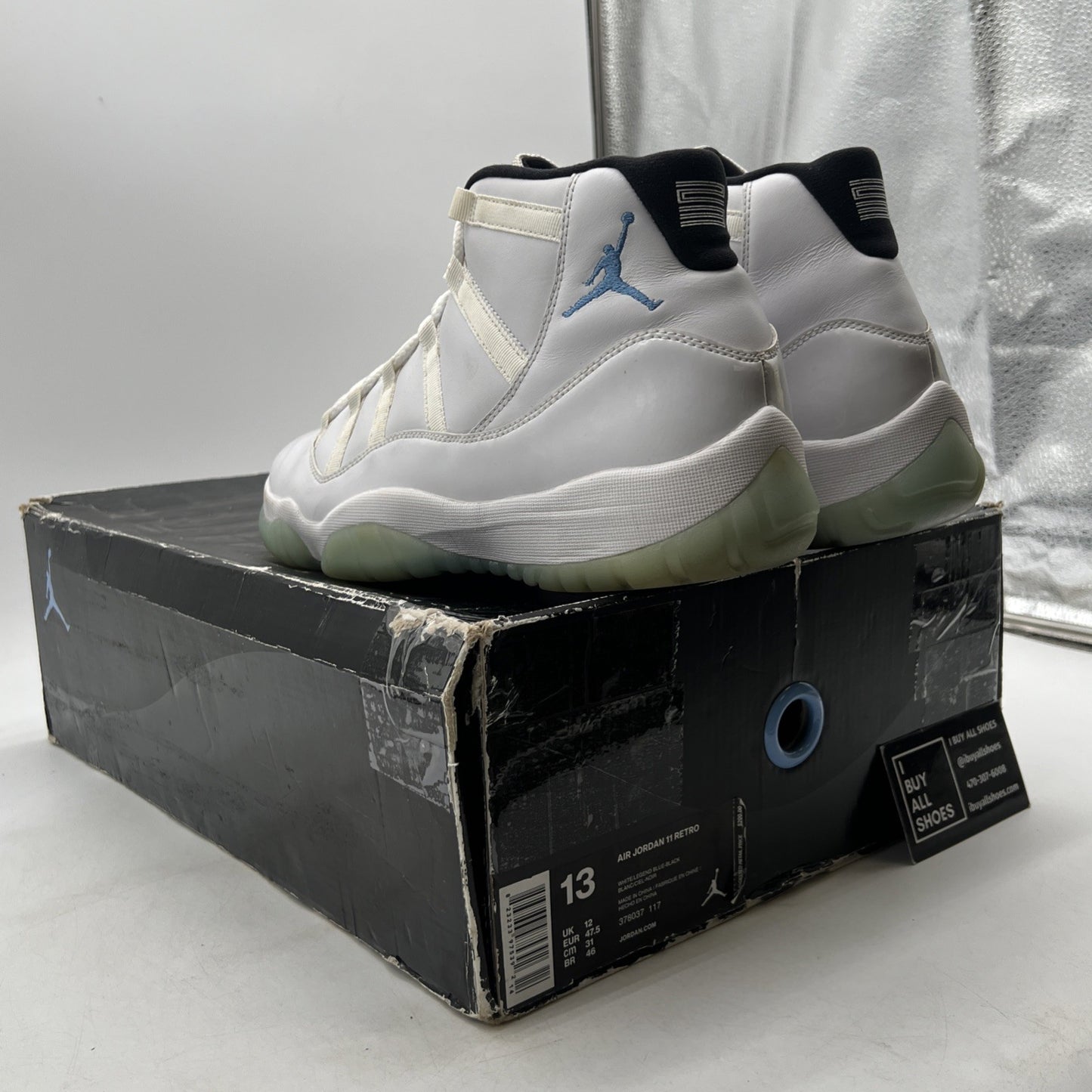 Size 13 - Air Jordan 11 Retro High Legend Blue (378037-117)