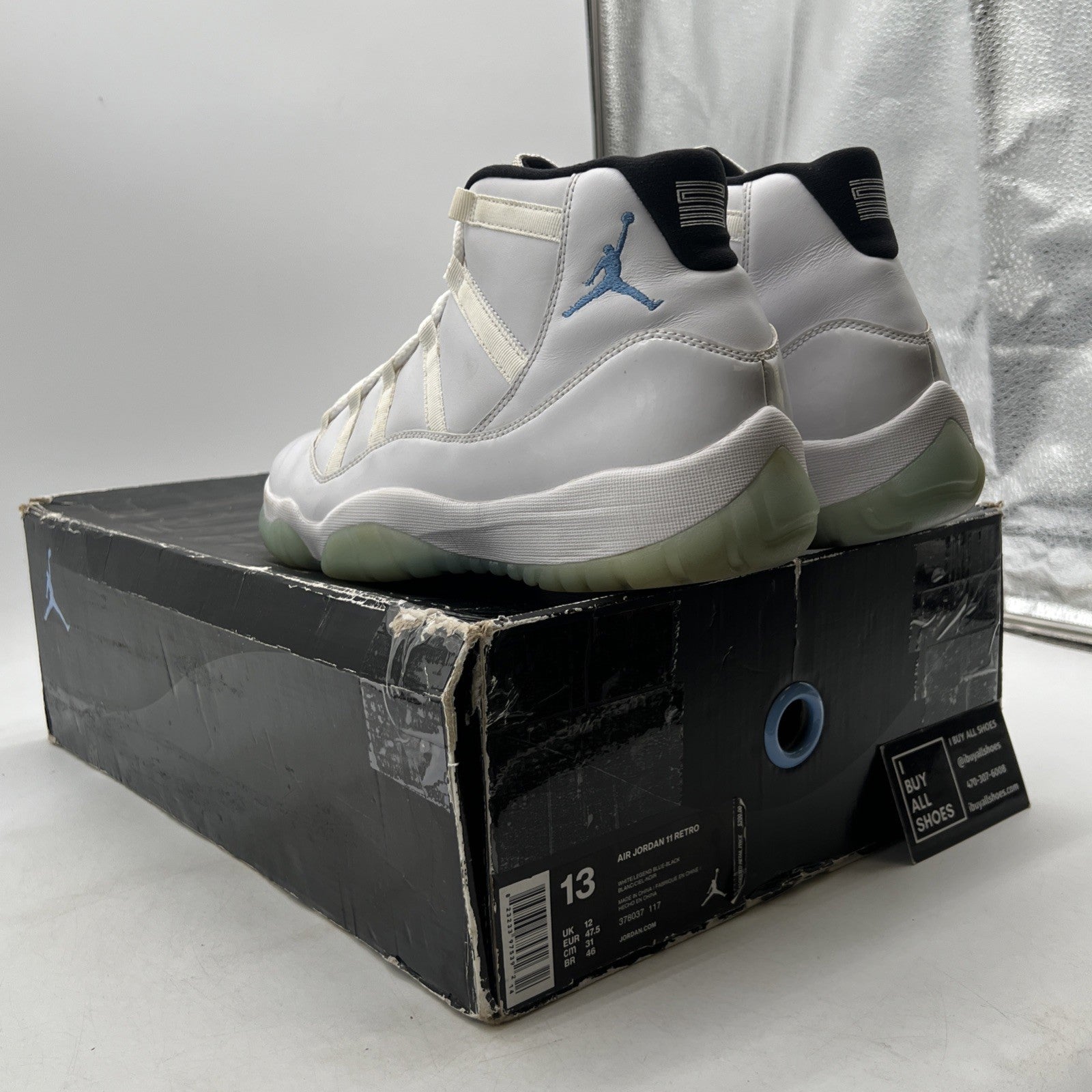 Size 13 - Air Jordan 11 Retro High Legend Blue (378037-117)