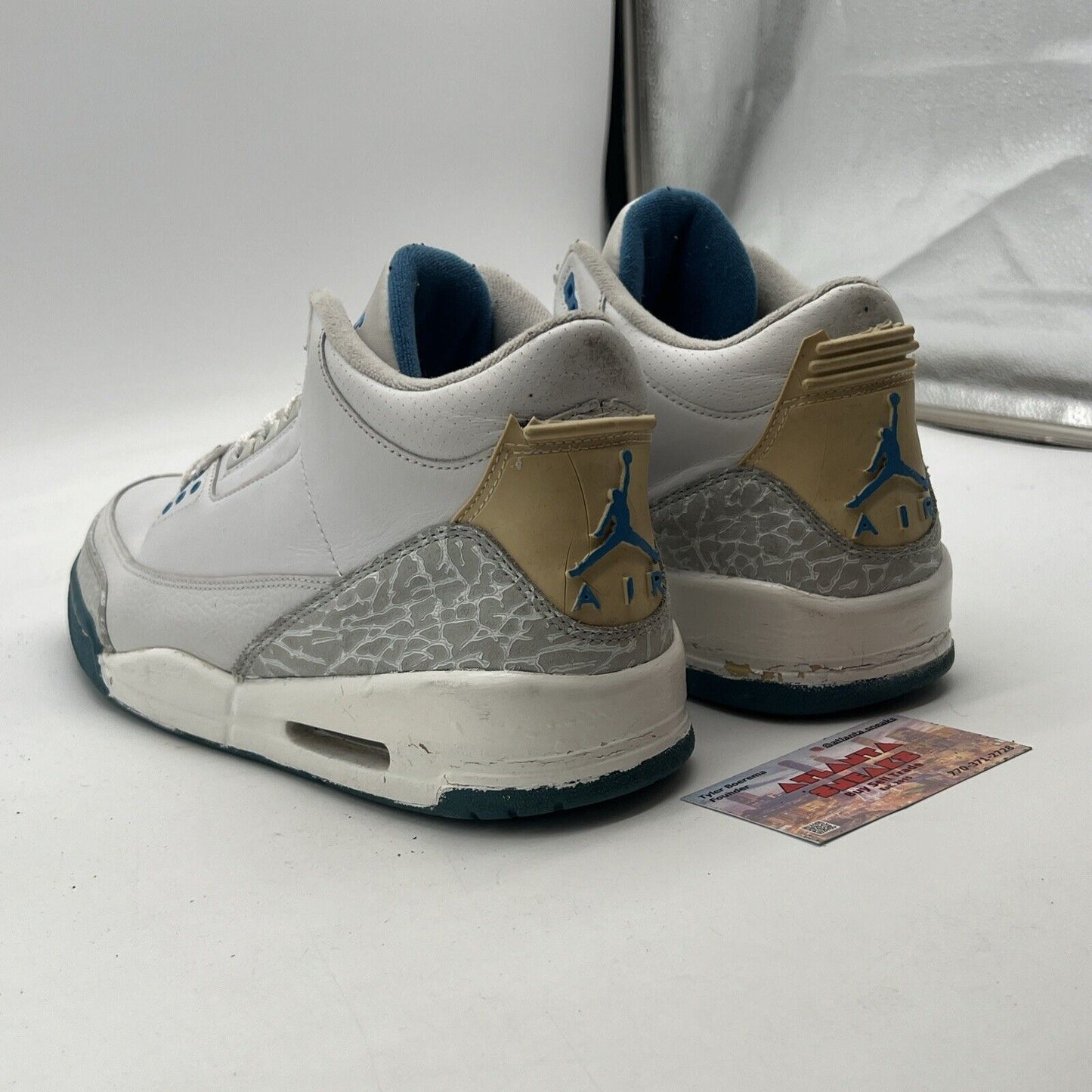 Size 12 - Air Jordan 3 Retro Harbor Blue W (315296-142)